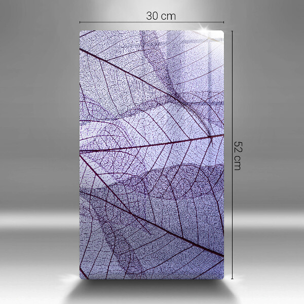 Protège plaque de cuisson Feuilles veinées