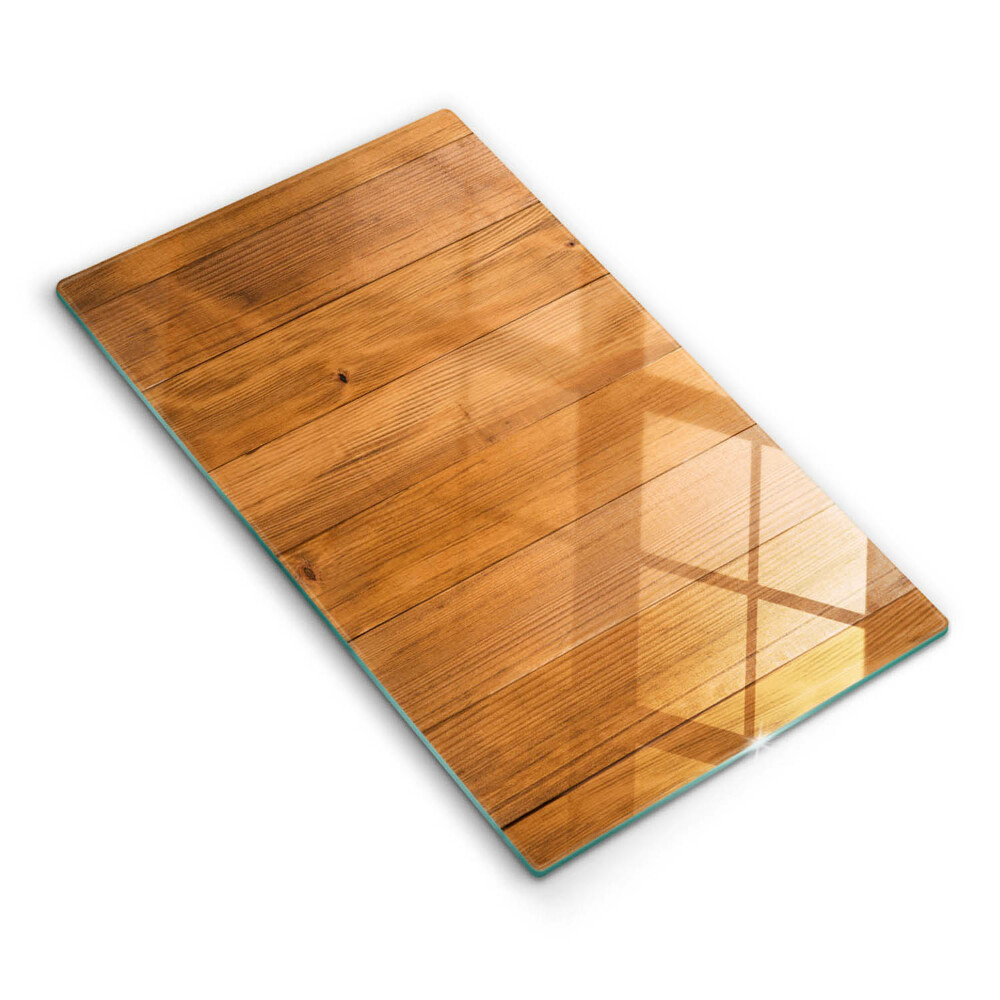 Protège plaque de cuisson Planches de bois