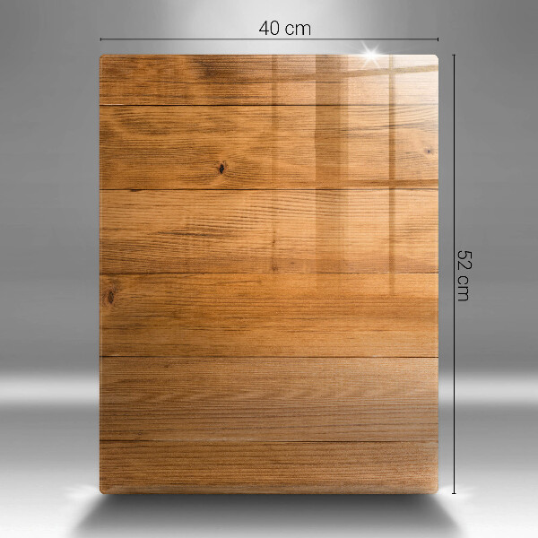 Protège plaque de cuisson Planches de bois