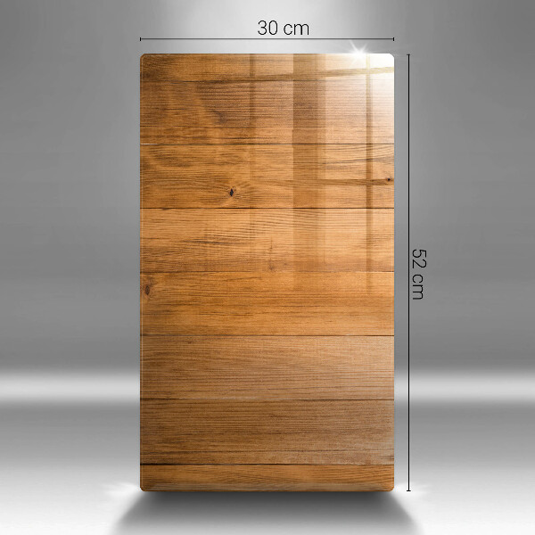 Protège plaque de cuisson Planches de bois