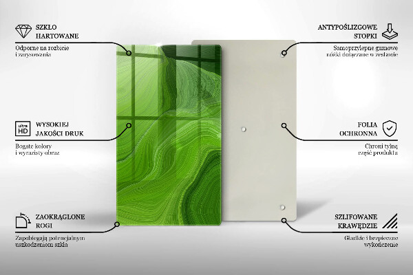 Protège plaque de cuisson Texture abstraite