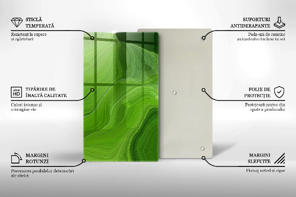 Protège plaque de cuisson Texture abstraite