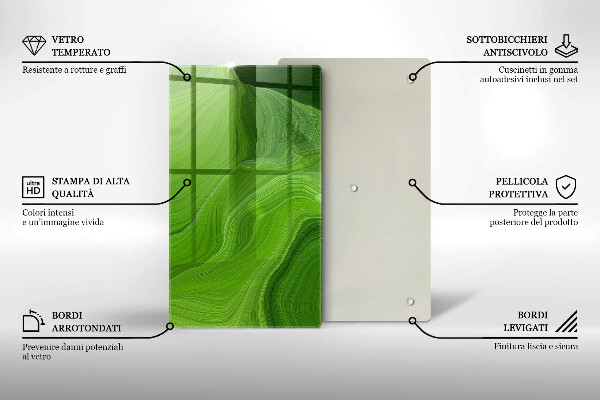 Protège plaque de cuisson Texture abstraite