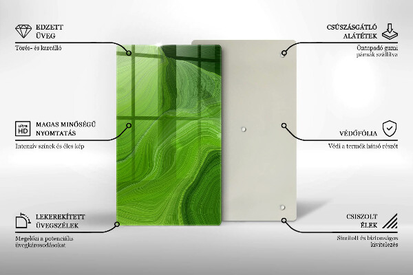 Protège plaque de cuisson Texture abstraite