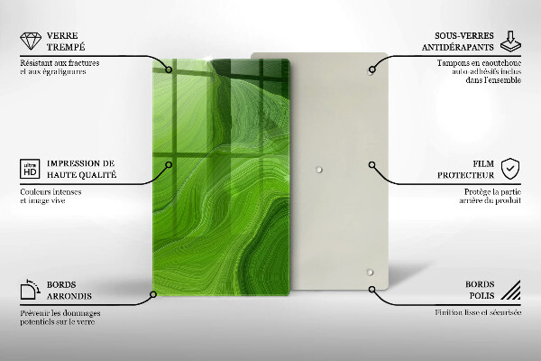 Protège plaque de cuisson Texture abstraite