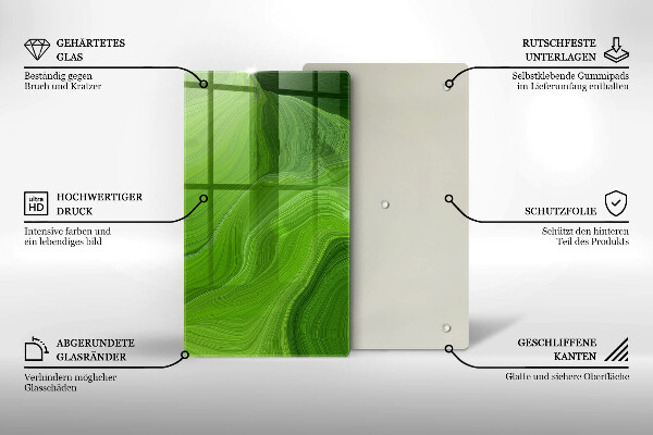 Protège plaque de cuisson Texture abstraite