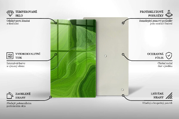 Protège plaque de cuisson Texture abstraite