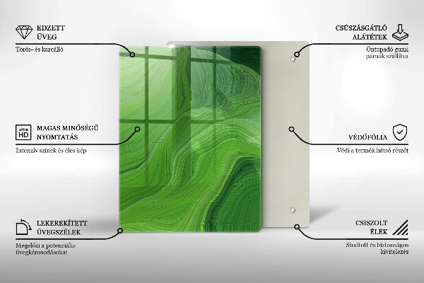 Protège plaque de cuisson Texture abstraite