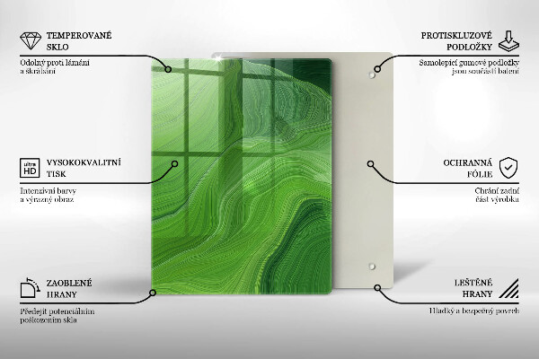 Protège plaque de cuisson Texture abstraite