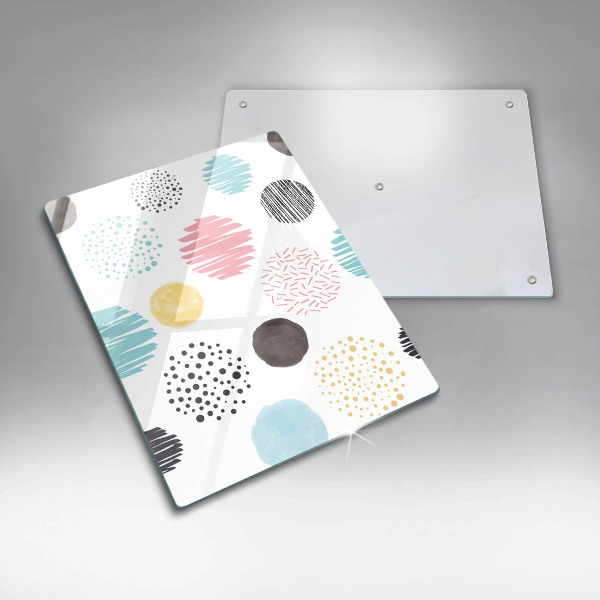 Protège plaque de cuisson Formes peintes