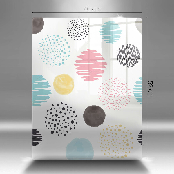 Protège plaque de cuisson Formes peintes