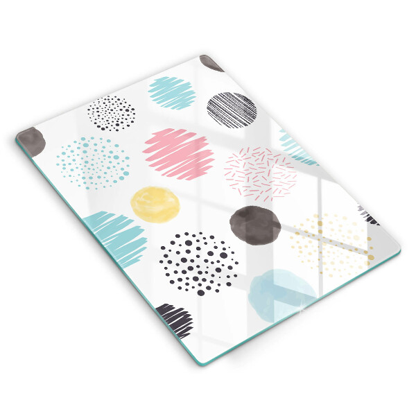 Protège plaque de cuisson Formes peintes