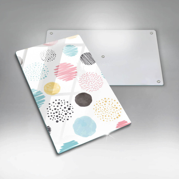 Protège plaque de cuisson Formes peintes