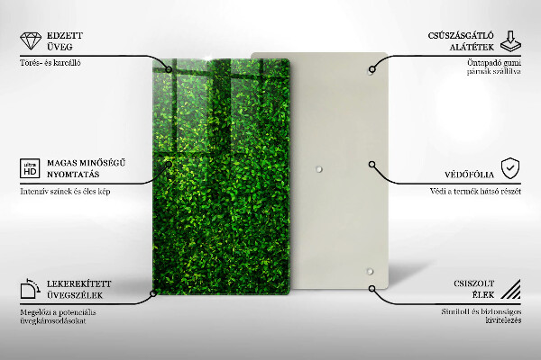 Protège plaque de cuisson Plante à petites feuilles