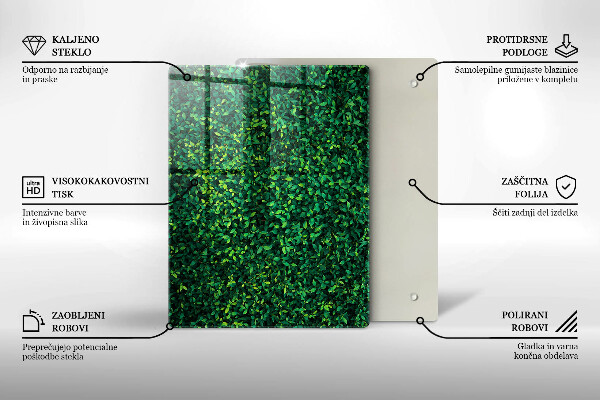 Protège plaque de cuisson Plante à petites feuilles