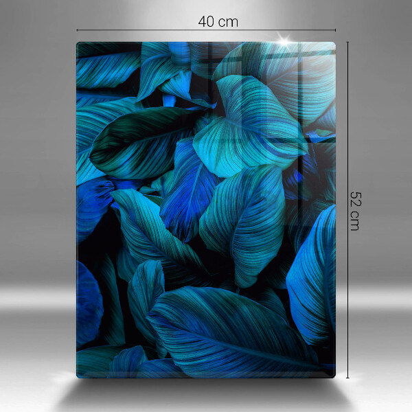 Protège plaque de cuisson Feuilles de végétation de la jungle