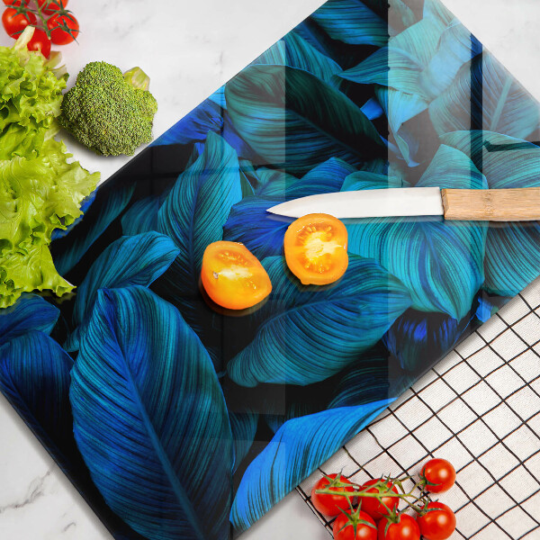 Protège plaque de cuisson Feuilles de végétation de la jungle