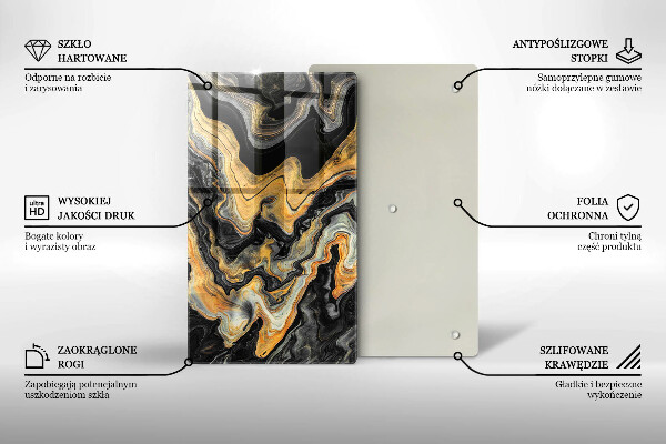 Protège plaque de cuisson Structure abstraite