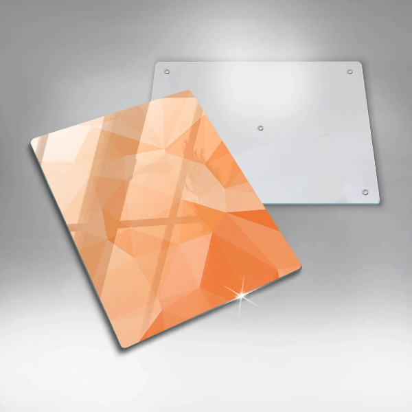 Protège plaque de cuisson Fond géométrique