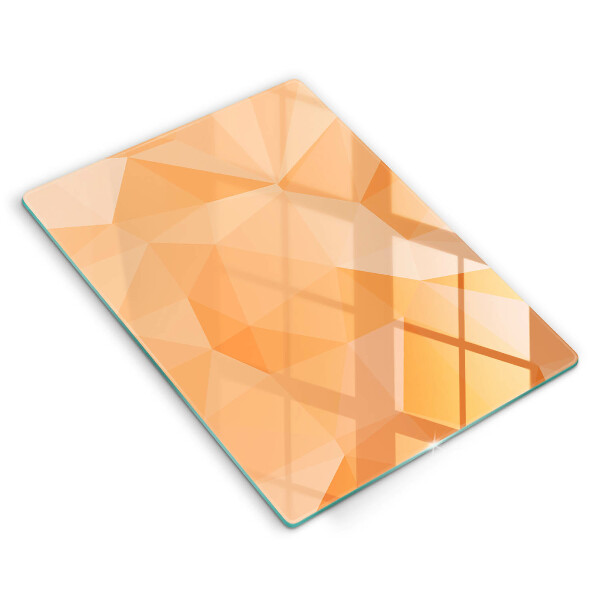 Protège plaque de cuisson Fond géométrique