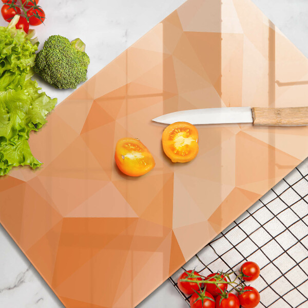 Protège plaque de cuisson Fond géométrique