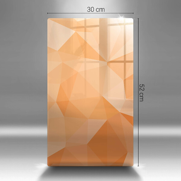 Protège plaque de cuisson Fond géométrique