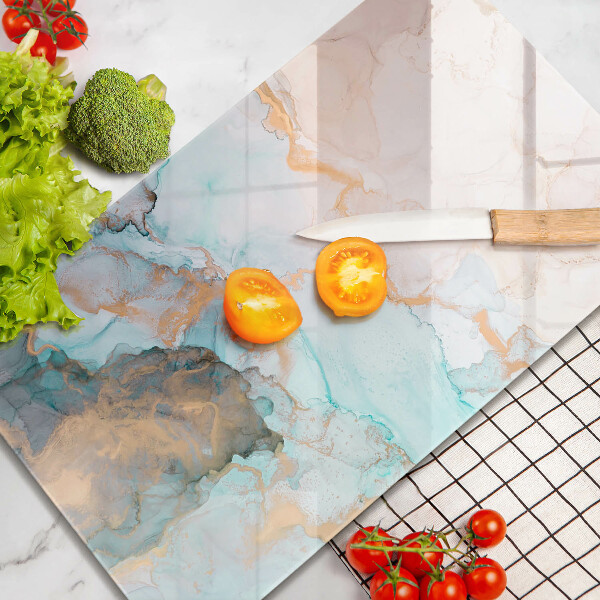 Protège plaque de cuisson Abstraction de marbre