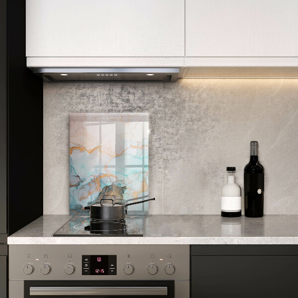 Protège plaque de cuisson Abstraction de marbre