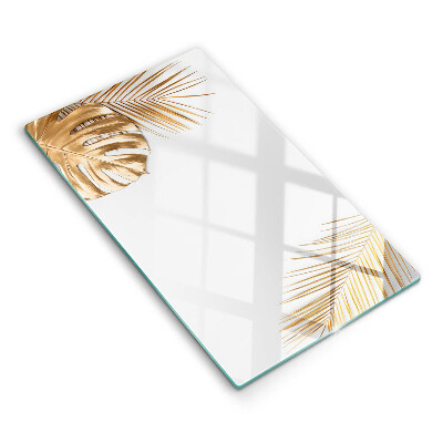 Protège plaque de cuisson feuilles d'or