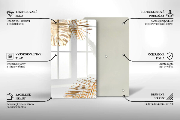 Protège plaque de cuisson feuilles d'or