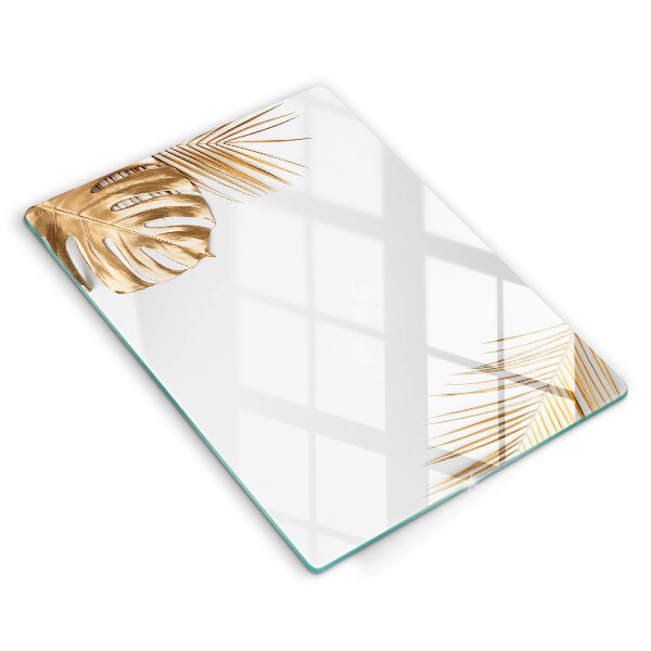 Protège plaque de cuisson feuilles d'or