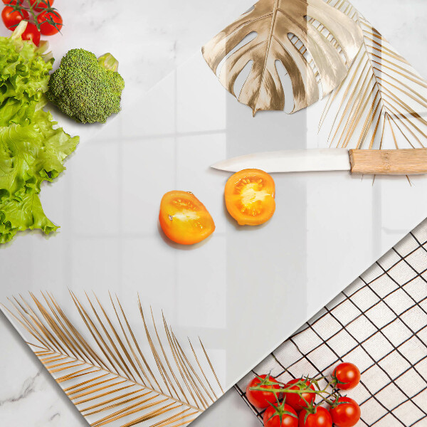 Protège plaque de cuisson feuilles d'or
