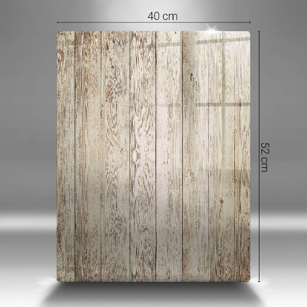 Protège plaque de cuisson Planches de bois