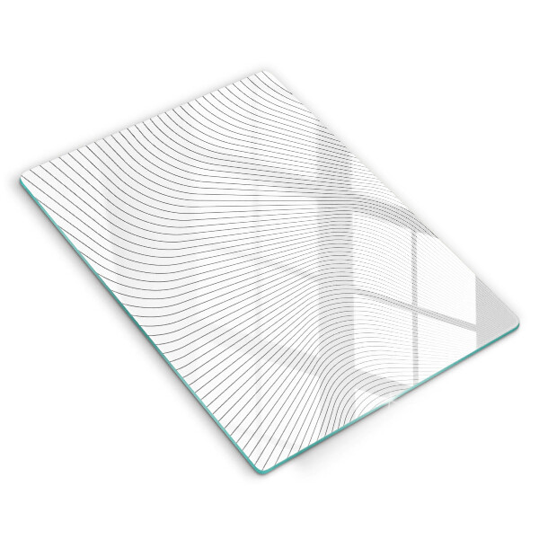Protège plaque de cuisson Modèle de lignes modernes