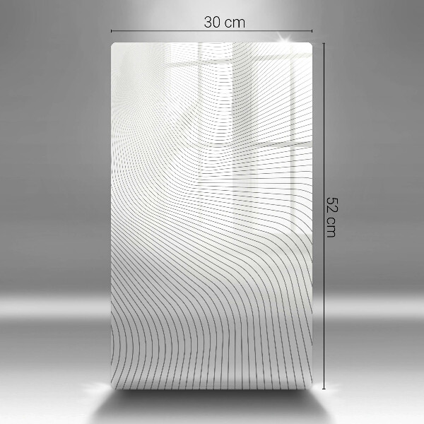 Protège plaque de cuisson Modèle de lignes modernes