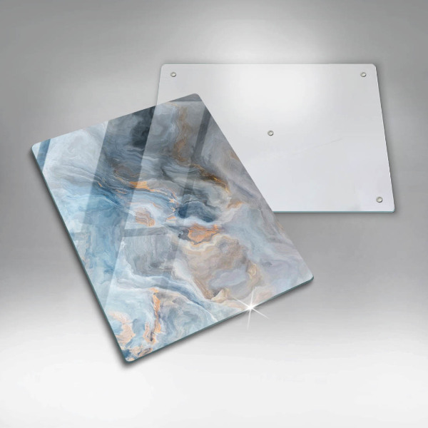 Protège plaque de cuisson Texture de marbre