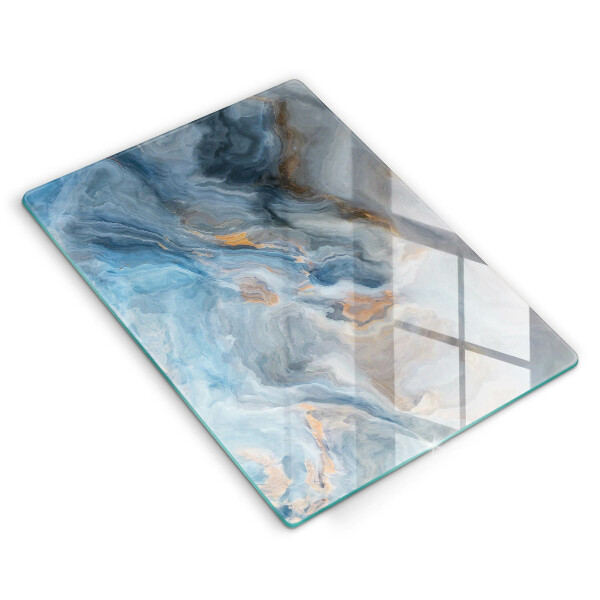 Protège plaque de cuisson Texture de marbre