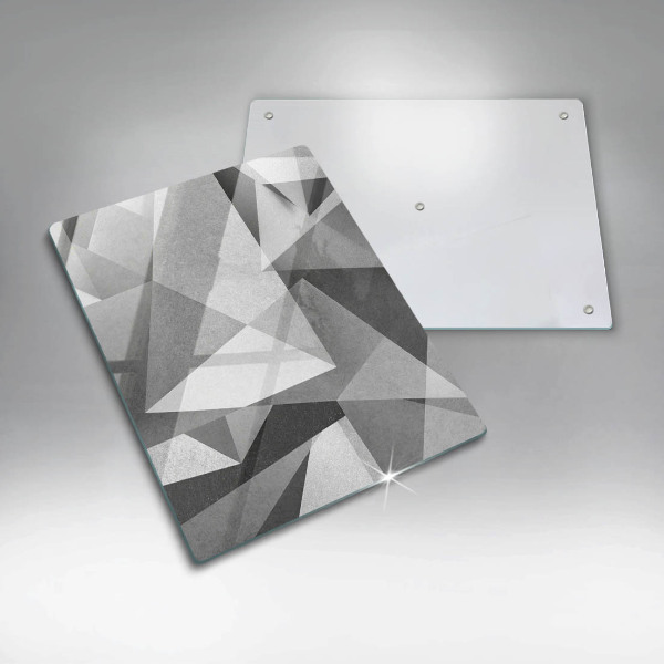 Protège plaque de cuisson Abstraction concrète et nette