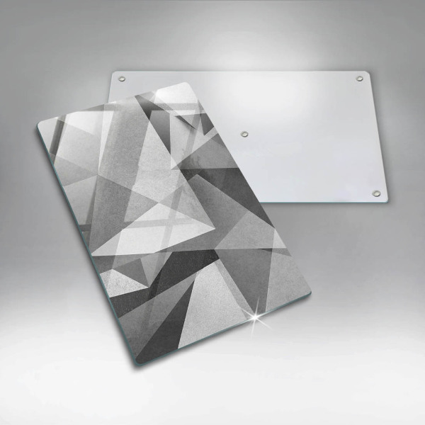 Protège plaque de cuisson Abstraction concrète et nette