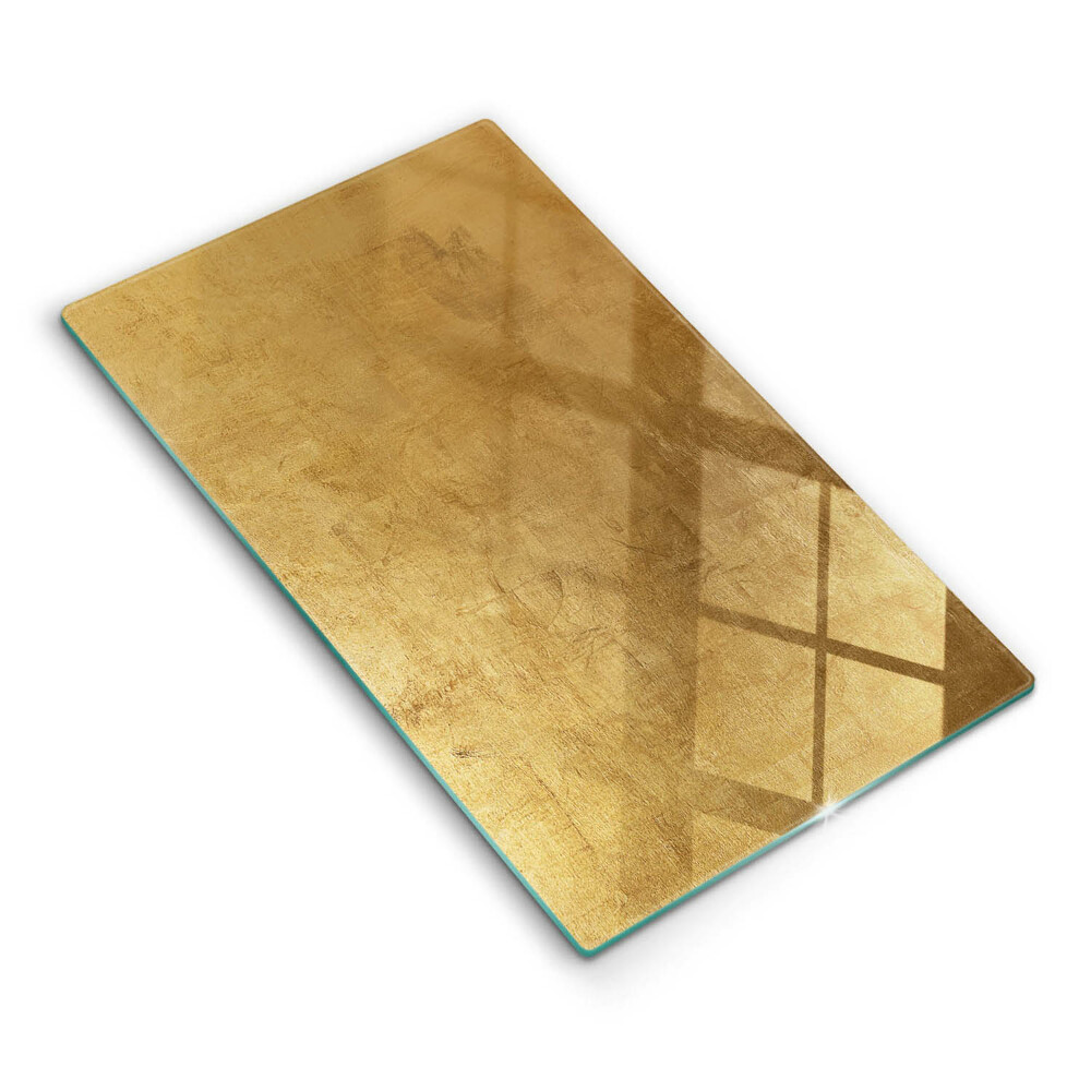 Protège plaque de cuisson Fond de texture or