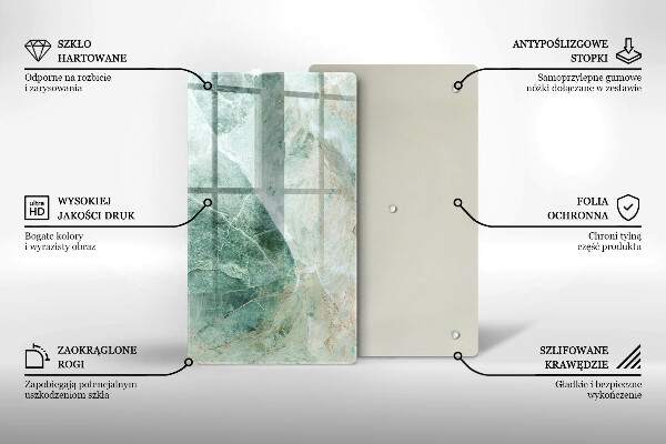 Protège plaque de cuisson Structure en pierre