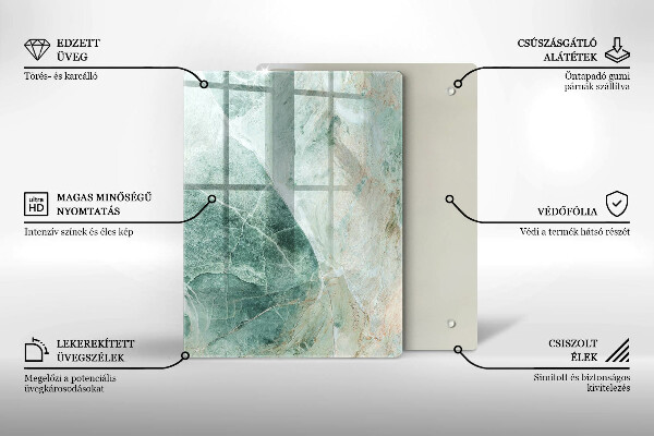 Protège plaque de cuisson Structure en pierre