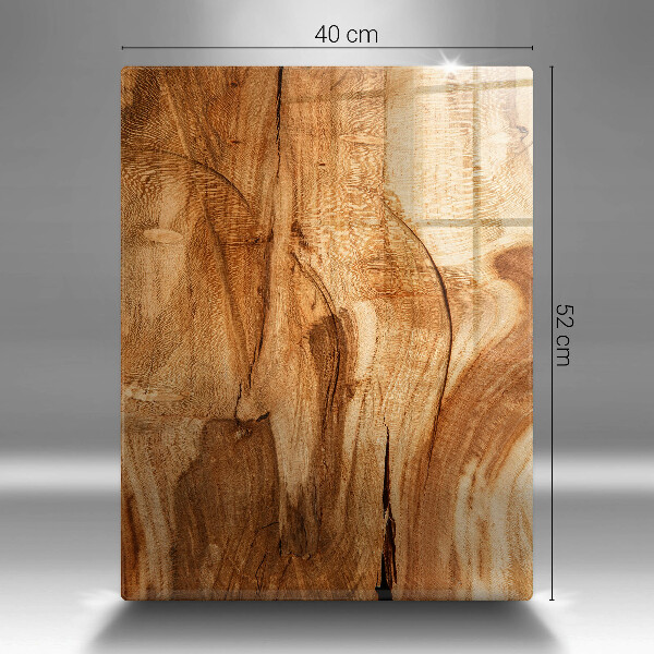 Protège plaque de cuisson Texture de planche de bois