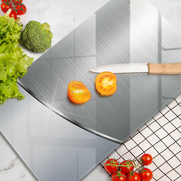 Protège plaque de cuisson Modèle d'abstraction en métal