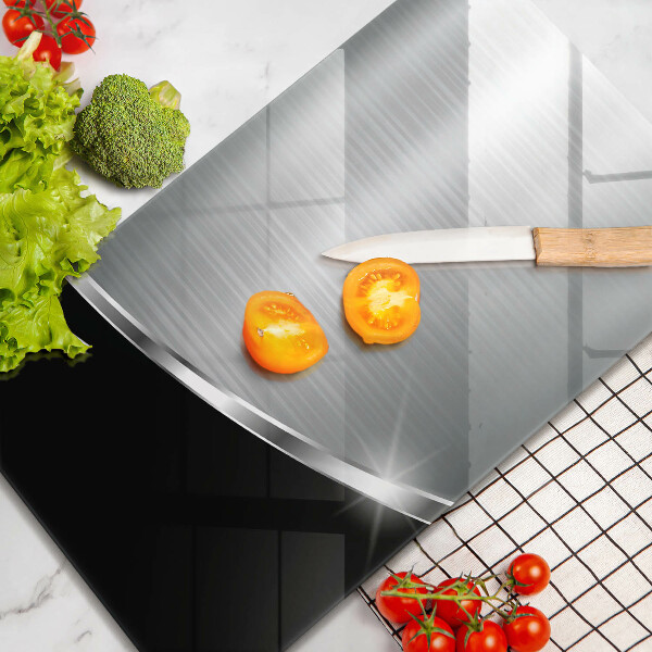 Protège plaque de cuisson Abstraction avec du métal