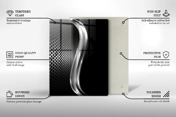 Protège plaque de cuisson Structure métallique