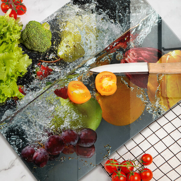 Protection plaque induction Fruits juteux dans l'eau