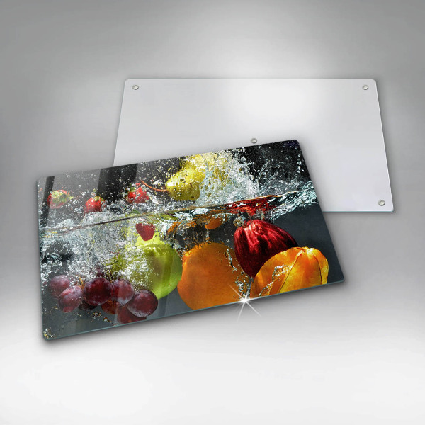 Protection plaque induction Fruits juteux dans l'eau