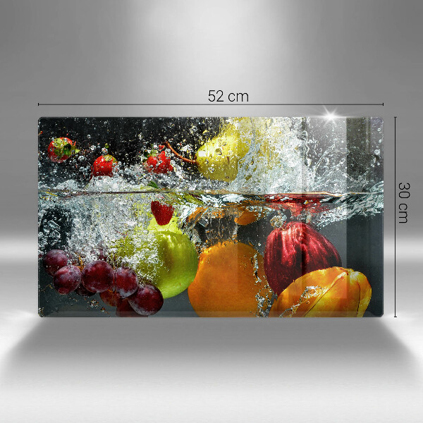 Protection plaque induction Fruits juteux dans l'eau