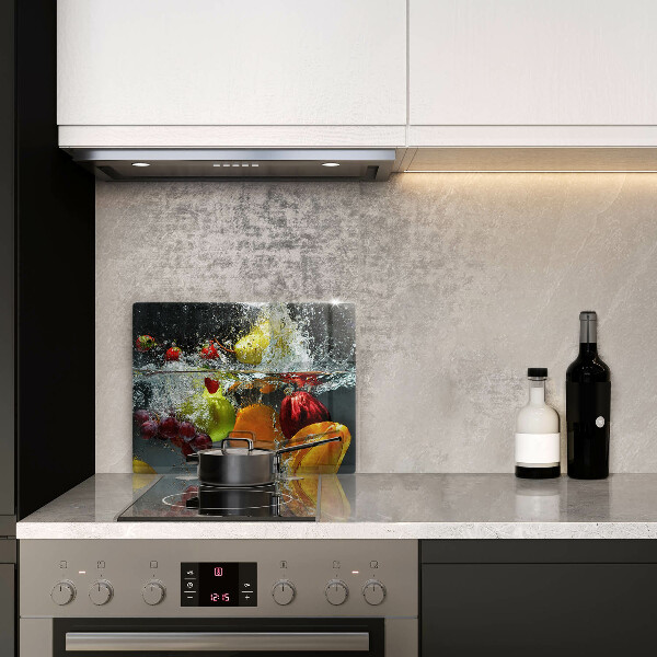 Protection plaque induction Fruits juteux dans l'eau